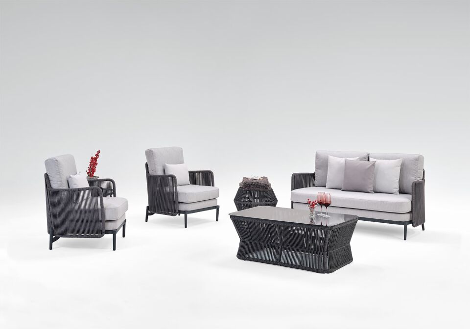 Style Outdoor Seating Group Single Seat